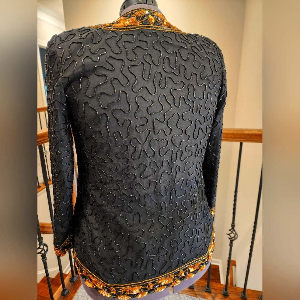 Beaded Sequined Top - Picture 3 of 9